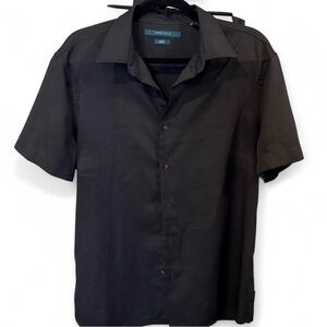 Perry Ellis Black Casual Button Down Shirt
